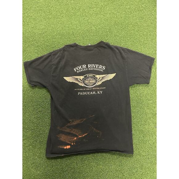 Harley Davidson Motorcycles 110 Years Black Bolivar Mexico 2013 T-Shirt Large - Picture 5 of 6